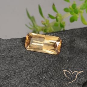 Granato cangiante Marrone dorato naturale da 0.63 ct, Ottagonale / Taglio smeraldo, VS