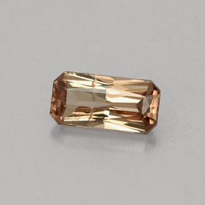 Granato cangiante naturale multicolore da 0,75 ct, taglio smeraldo, SI
