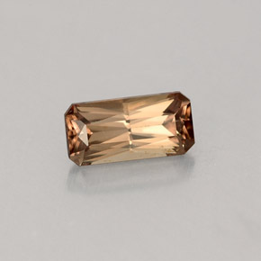 Granato cangiante naturale cangiante da 0,76 ct, taglio smeraldo, VS