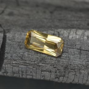 Granato cangiante Marrone dorato naturale da 0.68 ct, Taglio smeraldo, VVS-VS