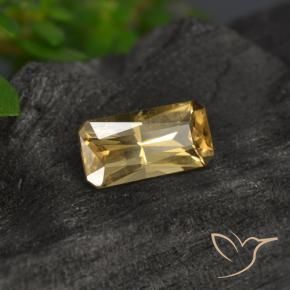 Granato cangiante Marrone dorato naturale da 0.81 ct, Ottagonale / Taglio smeraldo, VS