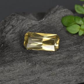 Granato cangiante naturale dorato da 0,59 ct, taglio smeraldo, VS