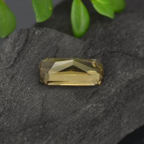 Granato cangiante naturale dorato da 0,78 ct, taglio smeraldo, VVS