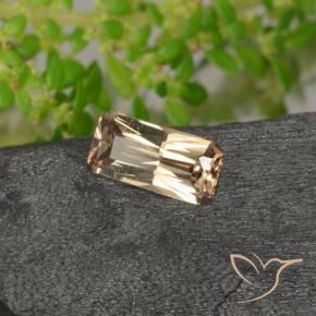 Granato cangiante Marrone dorato naturale da 0.61 ct, Ottagonale / Taglio smeraldo, VVS-VS