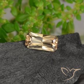 Granato cangiante Marrone dorato naturale da 0.62 ct, Ottagonale / Taglio smeraldo, VVS-VS