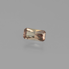 Granato cangiante naturale cangiante da 0,70 ct, taglio smeraldo, VVS-VS