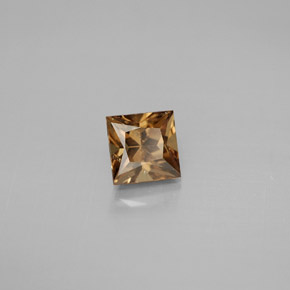 Granato cangiante Marrone dorato a rosa naturale da 0.93 ct, Quadrato, VS-SI