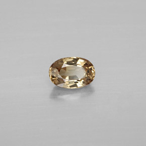 Granato cangiante naturale dorato da 0,69 ct, taglio ovale, VVS-VS