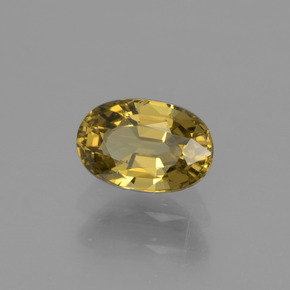 Granato cangiante Marrone verdastro a arancio naturale da 0.72 ct, Taglio ovale, VVS