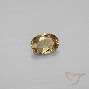 Granato cangiante Marrone dorato naturale da 0.57 ct, Ovale, VVS