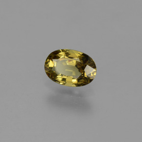 Granato cangiante Marrone dorato ad arancione naturale da 0.59 ct, Taglio ovale, VS