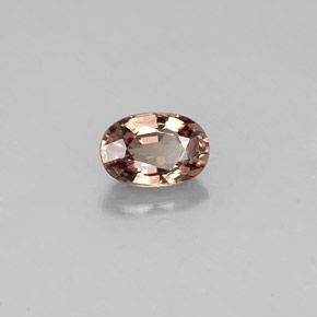 Granato cangiante Rosa a rosso marroncino naturale da 0.71 ct, Taglio ovale, VVS-VS