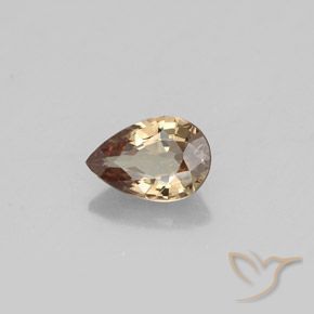 Granato cangiante Marrone chiaro naturale da 0.55 ct, Forma a pera, VVS