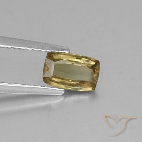 Granato cangiante Marrone dorato naturale da 0.87 ct, Cuscino, VS
