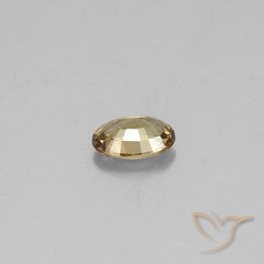 Granato cangiante Marrone dorato naturale da 0.50 ct, Ovale, VVS-VS