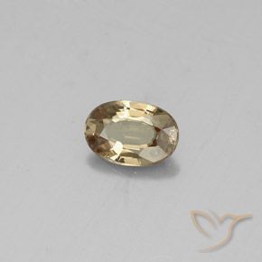 Granato cangiante Marrone dorato naturale da 0.58 ct, Ovale, VVS-VS