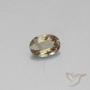 Granato cangiante Marrone dorato naturale da 0.52 ct, Ovale, VS-SI