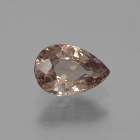 Granato cangiante naturale giallo da 0,48 ct, taglio a pera, VVS-VS