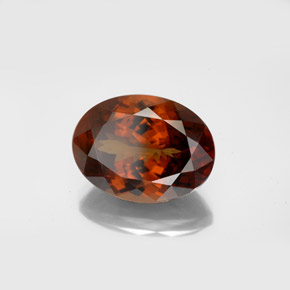Granato cangiante naturale multicolore da 11,34 ct, taglio ovale, VS-SI