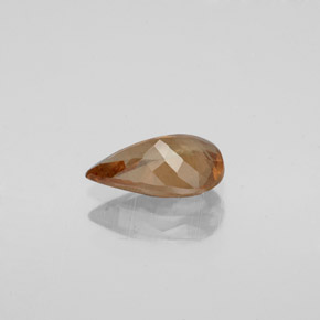 Granato cangiante naturale marrone da 0,93 ct, taglio a pera, VS