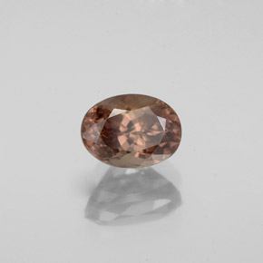 Granato cangiante Marrone dorato ad arancione naturale da 1,31 ct, Taglio ovale, VS-SI