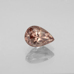 Granato cangiante Marrone dorato ad arancione naturale da 1.10 ct, Forma a pera, VS