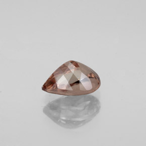 Granato cangiante Marrone dorato ad arancione naturale da 1.10 ct, Forma a pera, VS