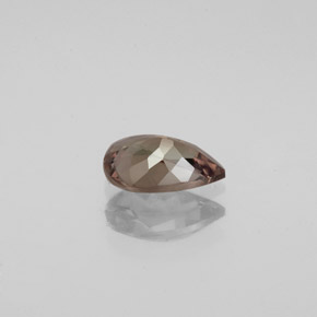 Granato cangiante Marrone dorato ad arancione naturale da 0.80 ct, Forma a pera, VVS-VS