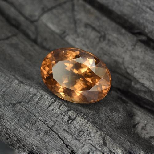 Granato cangiante Marrone scuro naturale da 3.77 ct, Taglio ovale, VS-SI