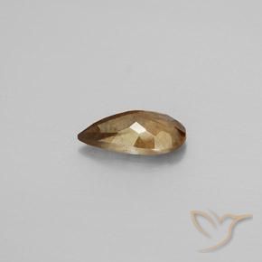 Granato cangiante Marrone chiaro naturale da 1.77 ct, Forma a pera, VS-SI