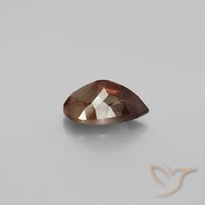 Granato cangiante naturale marrone da 3,05 ct, taglio a pera, VS-SI