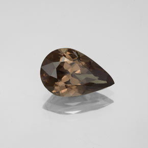 Granato cangiante Marrone dorato ad arancione naturale da 2.21 ct, Forma a pera, VS