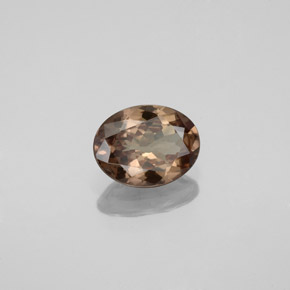 Granato cangiante naturale marrone da 1,41 ct, taglio ovale, VS