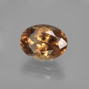 Granato cangiante Marrone dorato ad arancione naturale da 1.87 ct, Taglio ovale, VS-SI