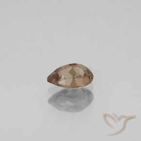 Granato cangiante Marrone chiaro naturale da 0.64 ct, Forma a pera, VS