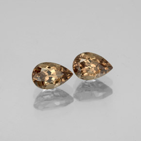 Gemme di Granato cangiante Marrone dorato ad arancione naturale da  ct, Forma a pera, VVS-VS