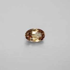 Granato cangiante Marrone dorato ad arancione naturale da 0.62 ct, Taglio ovale, VVS-VS