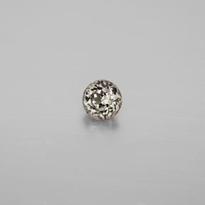 Granato cangiante naturale multicolore da 0,38 ct, taglio rotondo, VS