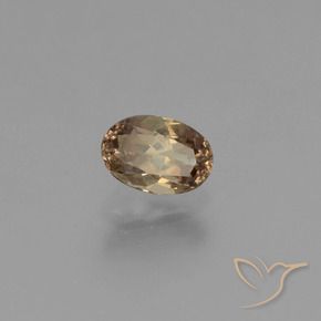 Granato cangiante Marrone chiaro naturale da 0.57 ct, Ovale, VVS-VS