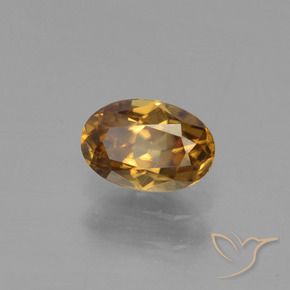 Granato cangiante naturale dorato da 0,72 ct, taglio ovale, VVS-VS