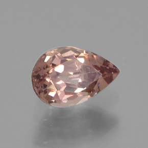 Granato cangiante Marrone Chiaro Medio naturale da 0.46 ct, Forma a pera, VS