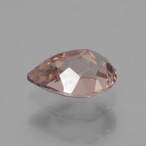 Granato cangiante Marrone Chiaro Medio naturale da 0.46 ct, Forma a pera, VS