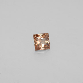 Granato cangiante naturale multicolore da 0,36 ct, quadrato, VS