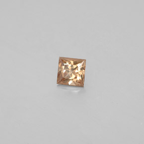 Granato cangiante naturale multicolore da 0,40 ct, quadrato, VS