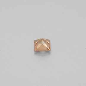 Granato cangiante naturale multicolore da 0,40 ct, quadrato, VS