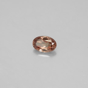 Granato cangiante naturale multicolore da 0,55 ct, taglio ovale, VS