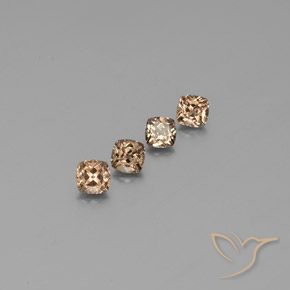 Gemme di Granato cangiante Marrone chiaro naturale da 2.10 ct, Cuscino, VS