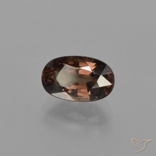 Granato cangiante Marrone medio naturale da 2.64 ct, Ovale, VS
