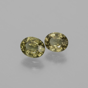 Granato cangiante naturale multicolore da 1,41 ct, taglio ovale, VS