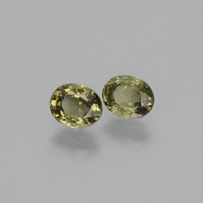 Gemme di Granato cangiante Marrone verdastro a rosa rossa naturale da  ct, Taglio ovale, VS-SI